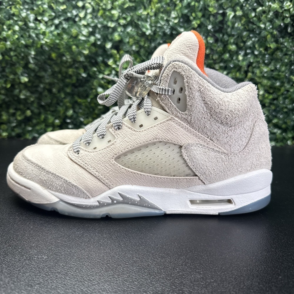 NIKE Air Jordan 5 Retro SE Craft GS Light Orewood Brown Kids Size 6.5 Y  Shoes